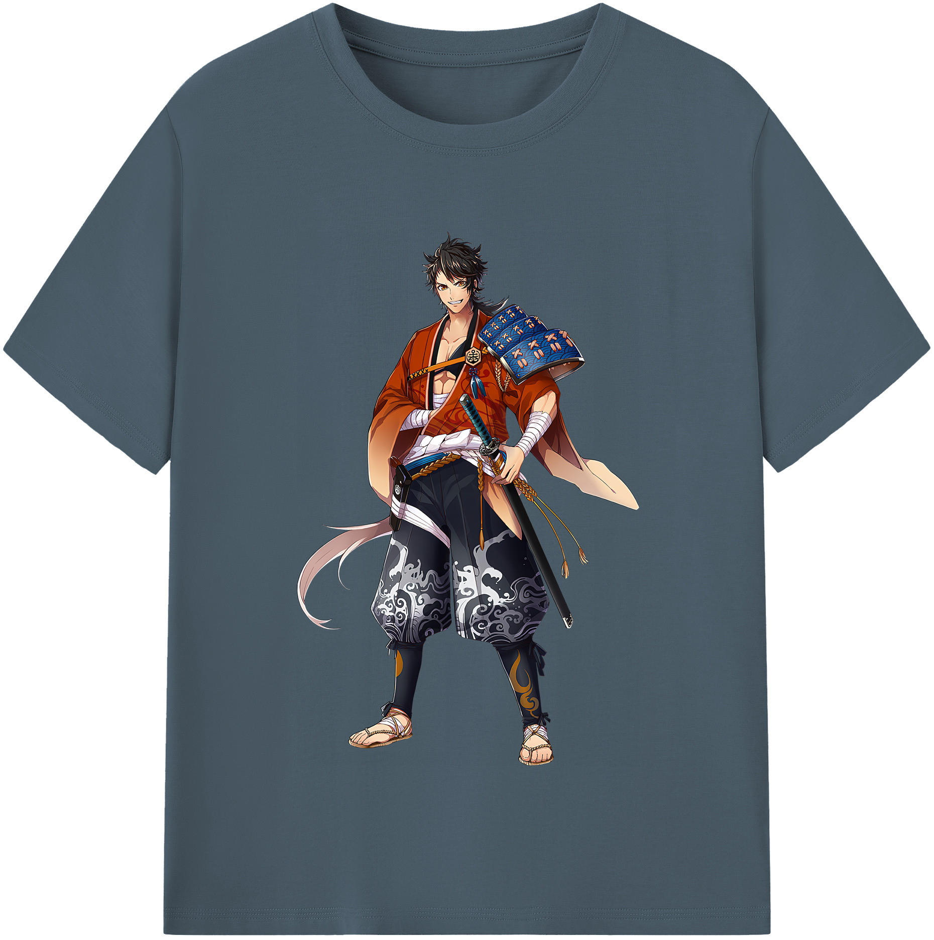 （画像用） 刀剣乱舞 Touken Ranbu 綿100％半袖Tシャツ（フロントプリント）